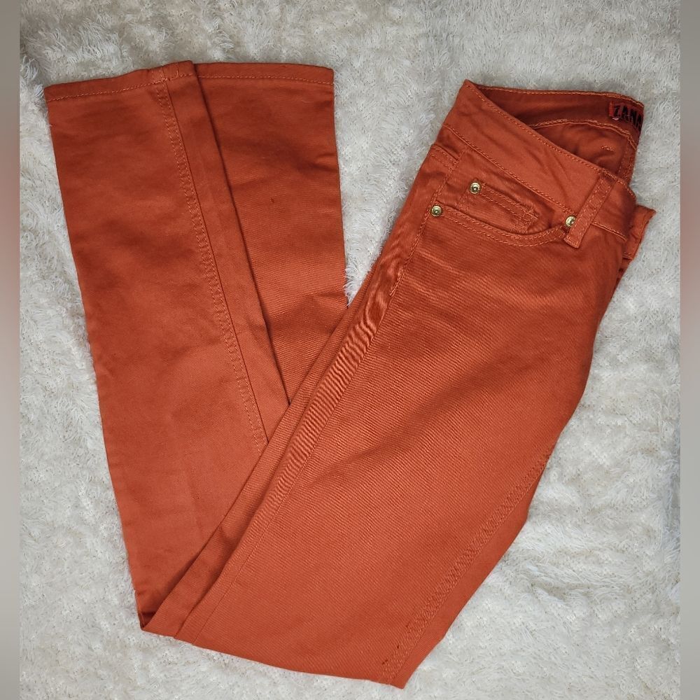 Zanadi Burnt Orange Jeans sz 0